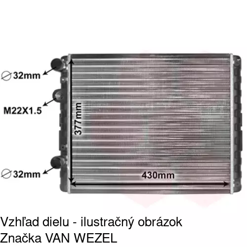 Chladiče vody 952408-1 /POLCAR/ - obr. 5