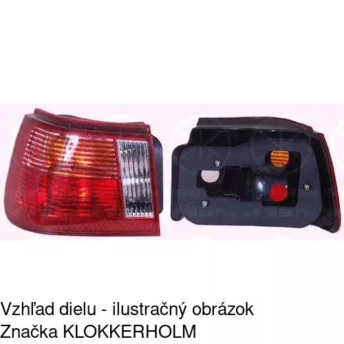 Zadné svetlo POLCAR 9524881H