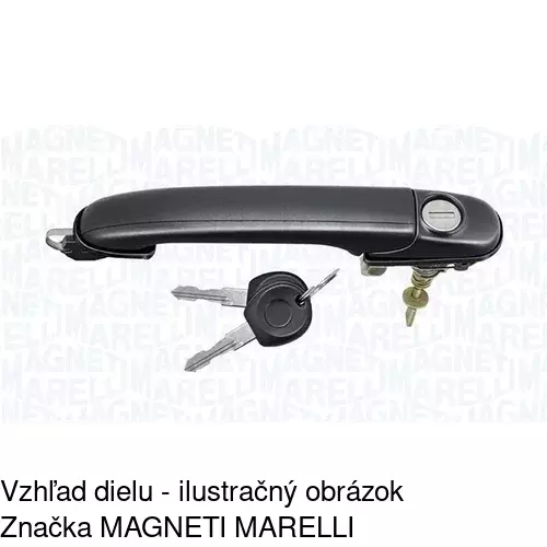 Vnútorná kľučka POLCAR 9524Z-41