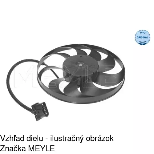 Ventilátor bez krytu / podpery 952523U3 /POLCAR/ - obr. 4