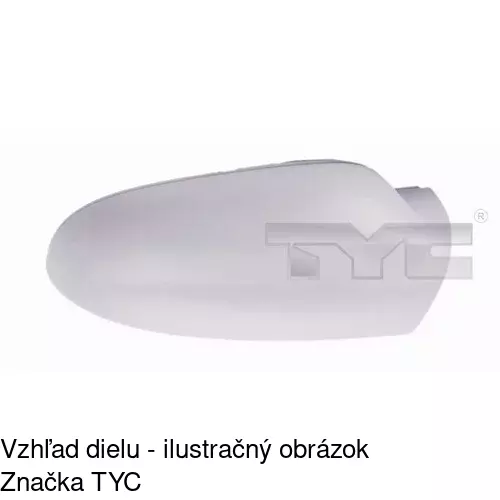 Rám vonkajšieho zrkadla 953054PM /POLCAR/ - obr. 1