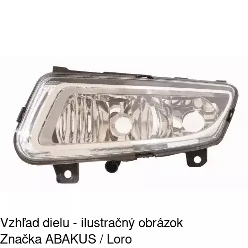 Hmlové svetlo - predné 953329-E /POLCAR/ - obr. 3