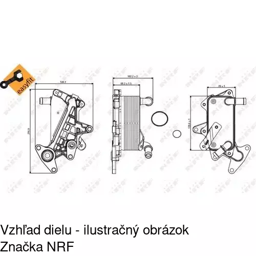 Chladiče oleja POLCAR 9533L8-1