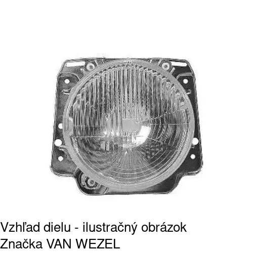 Hlavný reflektor 9534092E /POLCAR/ - obr. 5