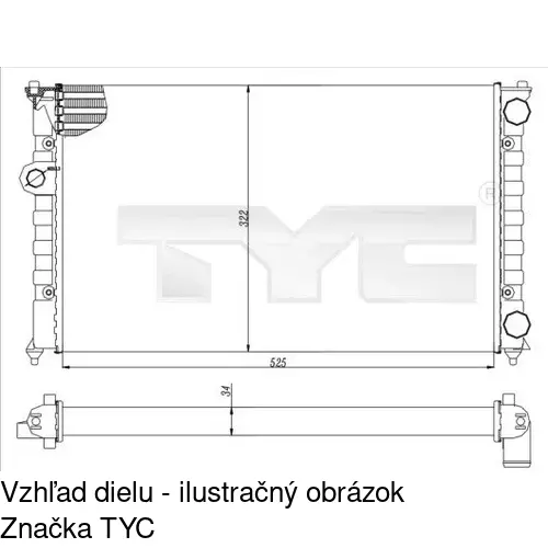 Chladiče vody POLCAR 9538082X
