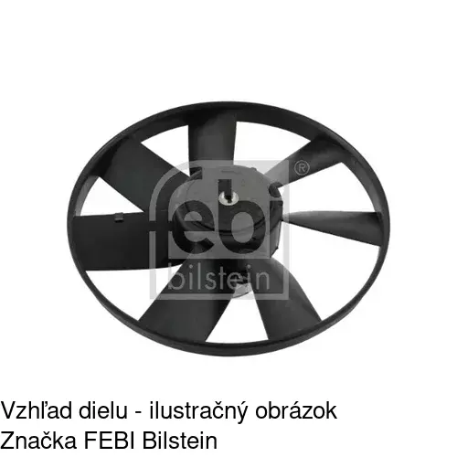 Ventilátor bez krytu / podpery 953823U1-Q /POLCAR/ - obr. 4