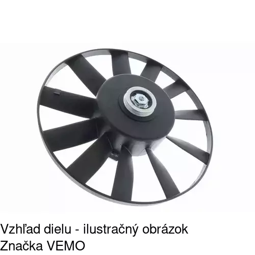 Ventilátor bez krytu / podpery 953823U4-Q /POLCAR/ - obr. 1