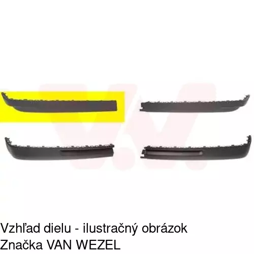 Spojler predného nárazníka 9538252R /POLCAR/ - obr. 1
