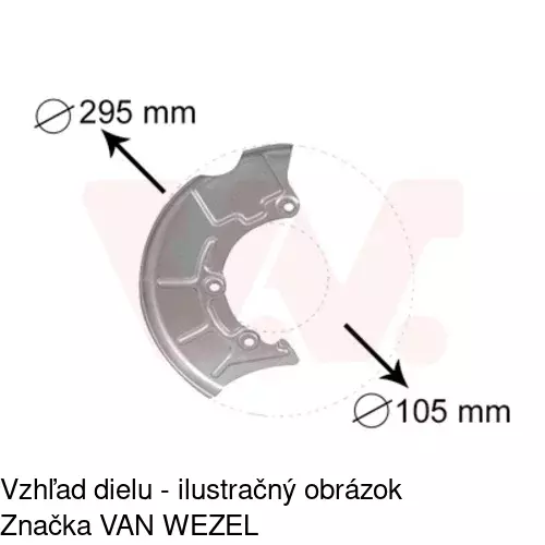 Brzdovy štít 9541OT-2 /POLCAR/ - obr. 4