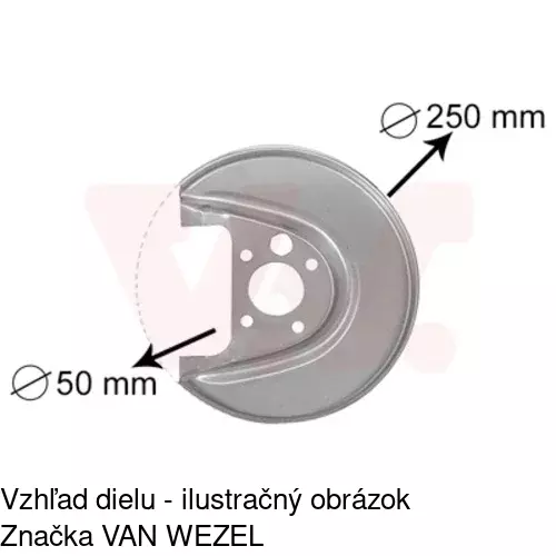 Brzdovy štít 9541OT-6 /POLCAR/ - obr. 4