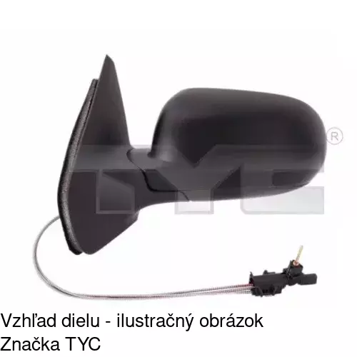 Vonkajšie zrkadlo 9548514M /POLCAR/ - obr. 1