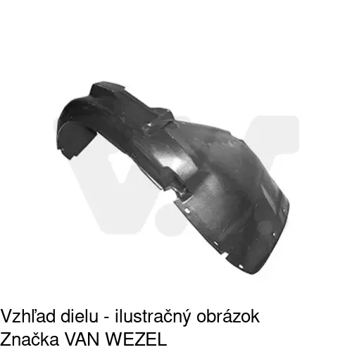 Podblatník (plast) 9548FP1Q /POLCAR/ - obr. 1