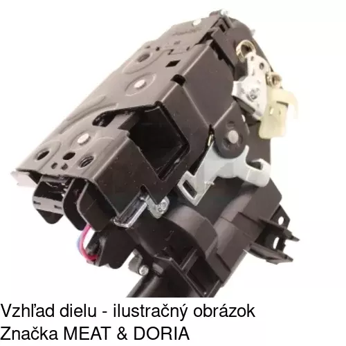 Vnútorná zámka dverí 9548ZC-1 /POLCAR/ - obr. 2