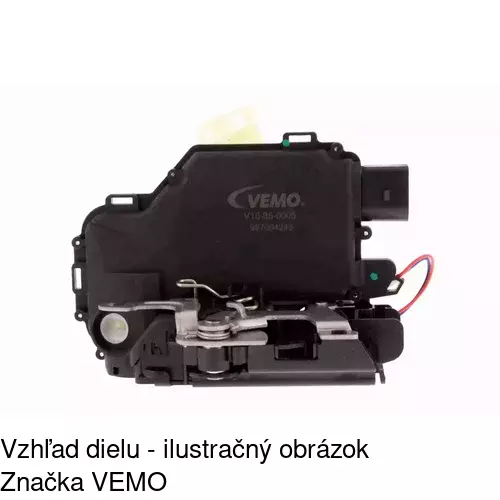 Vnútorná zámka dverí 9548ZC-2 /POLCAR/ - obr. 1