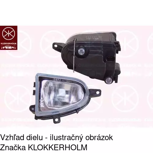 Hmlové svetlo - predné 955030-E /POLCAR/ - obr. 2