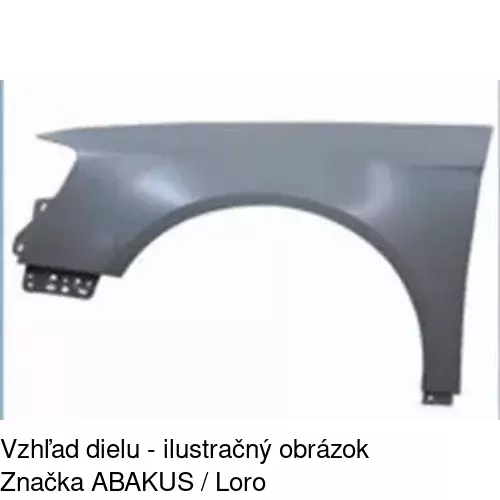 Predný blatník 955502 /POLCAR/ - obr. 1
