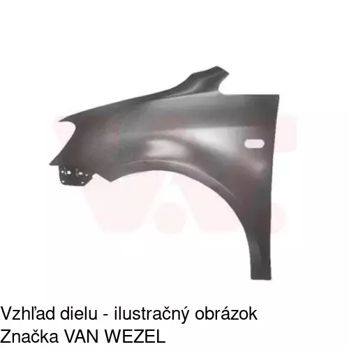 Predný blatník 956301-1 /POLCAR/ - obr. 2