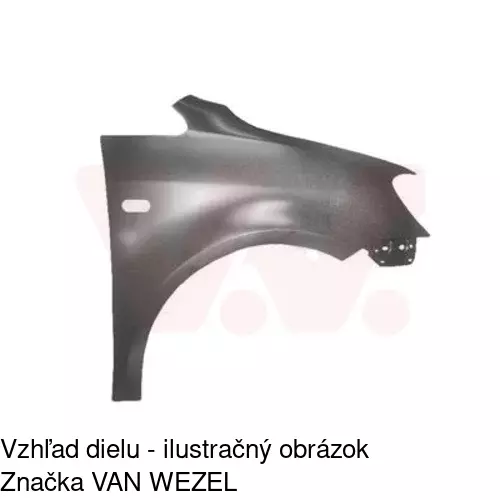 Predný blatník 956302-1 /POLCAR/ - obr. 2