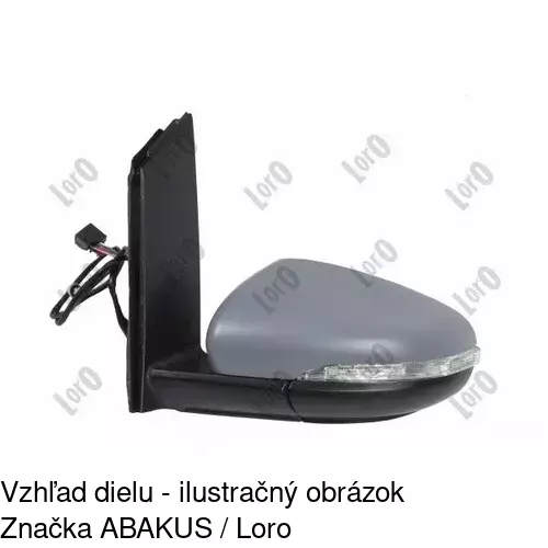 Vonkajšie zrkadlo 9563516M /POLCAR/ - obr. 5