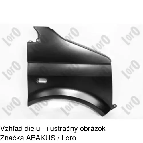 Predný blatník 956802 /POLCAR/ - obr. 2
