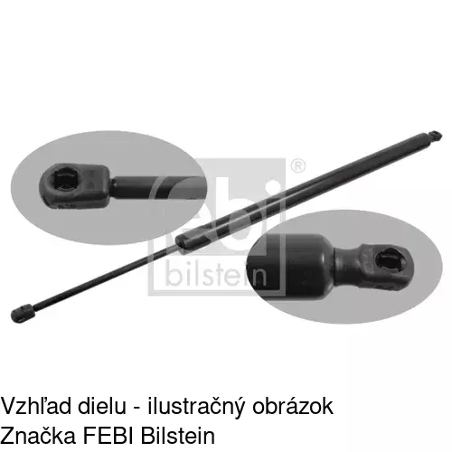 Plynová pružina 9568AB1 /POLCAR/ - obr. 1