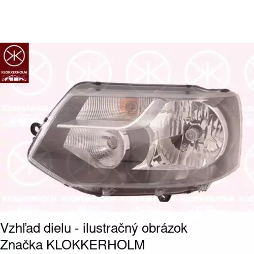 Hlavný reflektor 9569101E /POLCAR/ - obr. 2