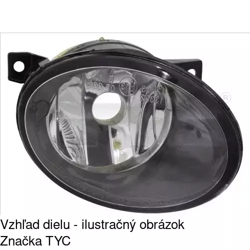 Hmlové svetlo - predné POLCAR 957230-E