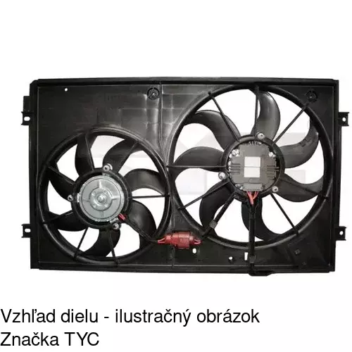 Kryt ventilátora 957823-1 /POLCAR/ - obr. 2