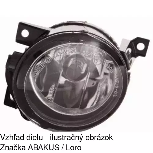 Hmlové svetlo - predné 9578292E /POLCAR/ - obr. 5