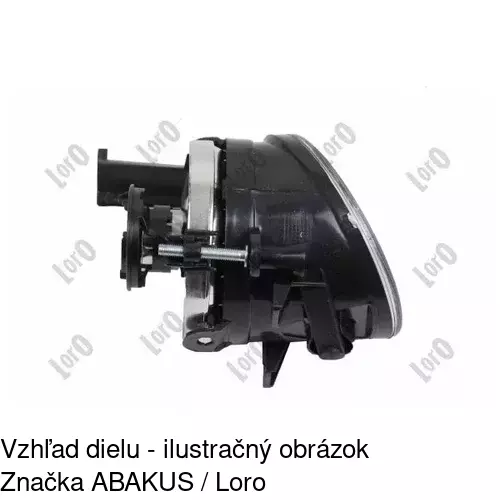 Hmlové svetlo - predné 9578302E /POLCAR/ - obr. 5