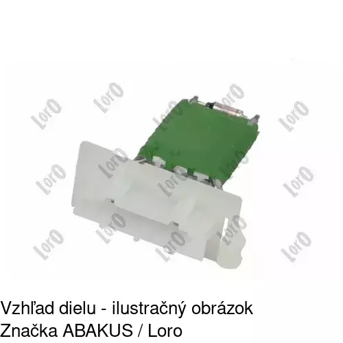 Ovládače klimatizácie 9578KST-1 /POLCAR/ - obr. 1