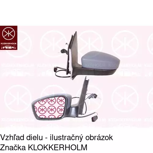 Vonkajšie zrkadlo 95A1513E /POLCAR/ - obr. 3