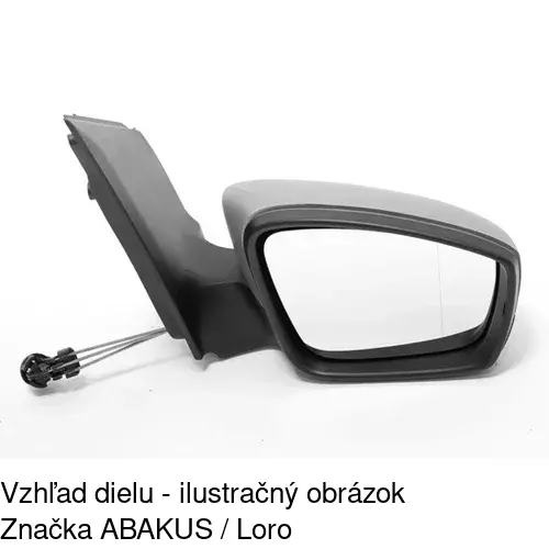 Vonkajšie zrkadlo 95A1523M /POLCAR/ - obr. 5