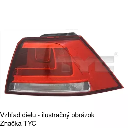 Zadné svetlo POLCAR 95C2880E