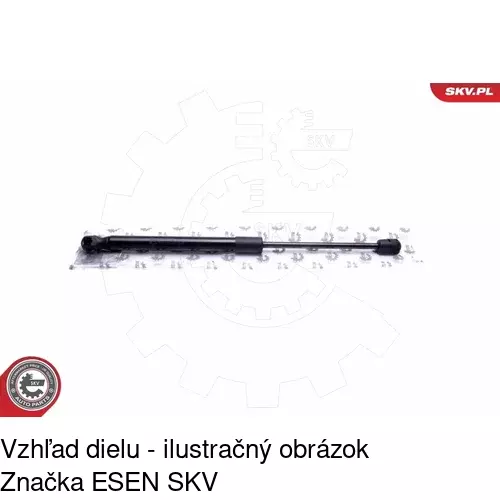 Plynová pružina 95D1AB /POLCAR/ - obr. 3