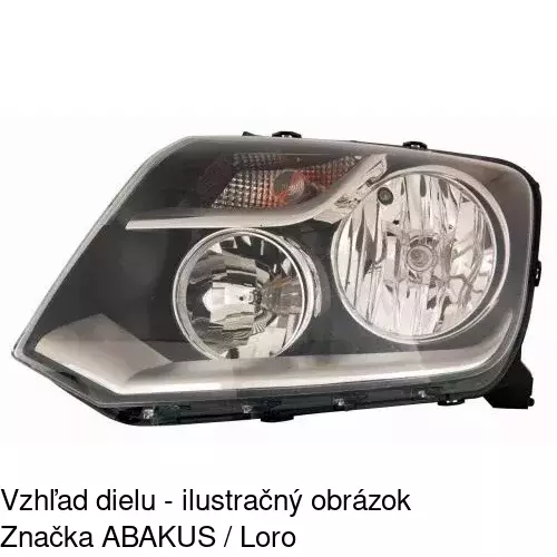 Hlavný reflektor POLCAR 95P1101V