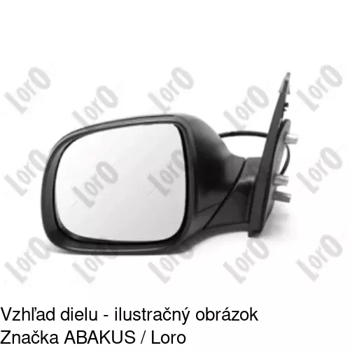 Vonkajšie zrkadlo 95P1513M /POLCAR/ - obr. 1