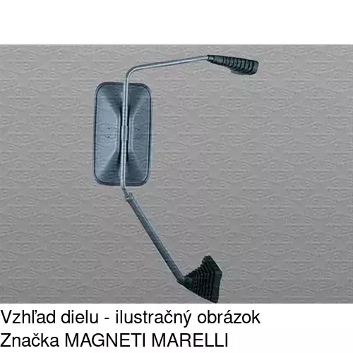 Vonkajšie univerzálne zrkadlo POLCAR 99LU20-E