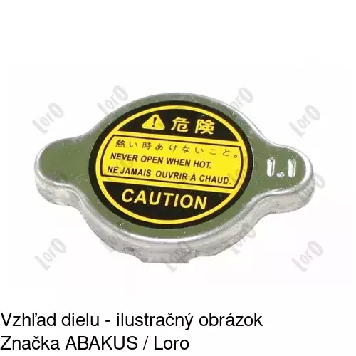 Zátka vody A2524 /POLCAR/ - obr. 1