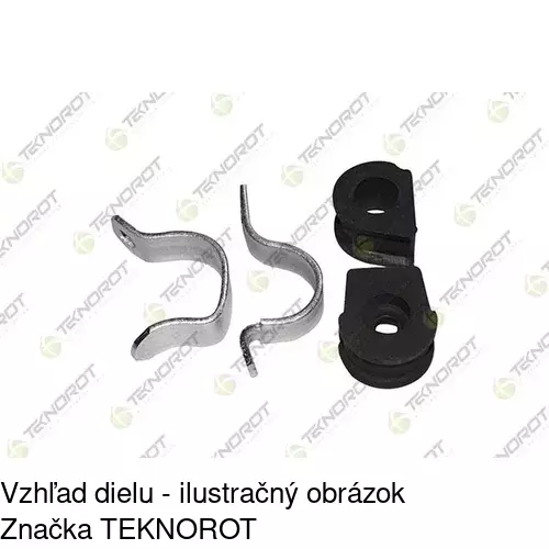 Púzdro tyče stabilizátora - súprava POLCAR AU-BS016