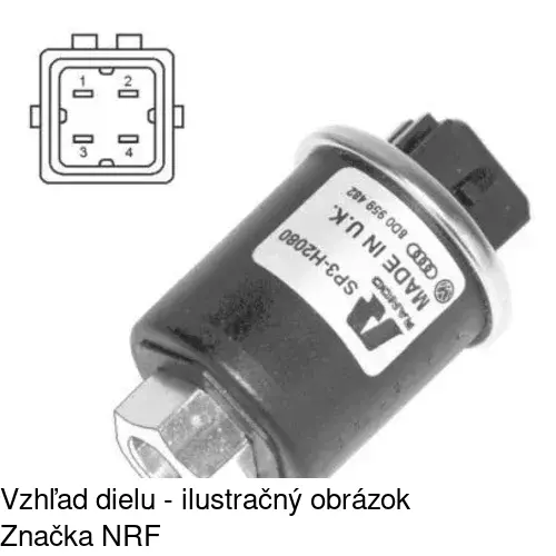 Čidlo klimatizácie CK0017 /POLCAR/ - obr. 2