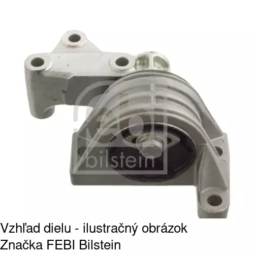 Silentblok motora FI-EM028A /POLCAR/ - obr. 3