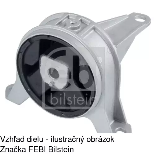 Silentblok motora POLCAR OP-EM028