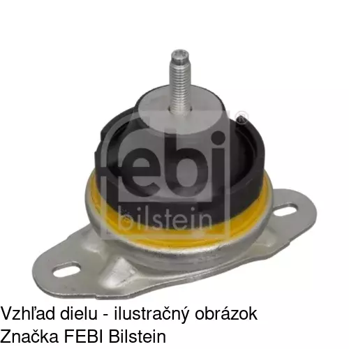 Silentblok motora PE-EM008 /POLCAR/ - obr. 3