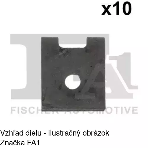 Montážny plech RX16307 /POLCAR/ - obr. 1