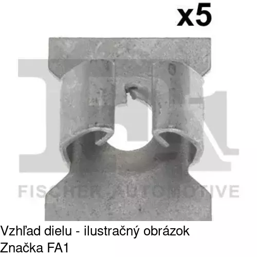 Montážny plech RXC60303 /POLCAR/ - obr. 2