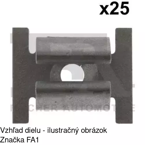 Montážna zásuvka RXC60370 /POLCAR/ - obr. 1