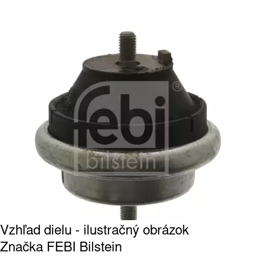 Silentblok motora POLCAR S2255058