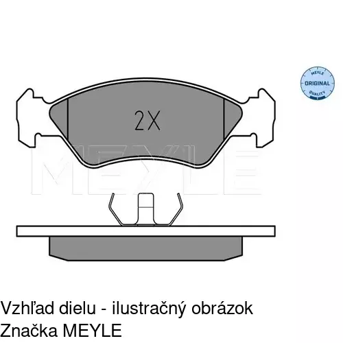 Brzdové dosky POLCAR S70-0046