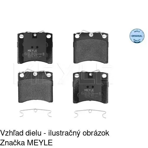 Brzdové dosky POLCAR S70-0079